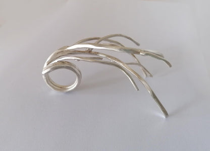 Tree Branch Ring in Silver 925 - Statement Hand Jewelry - SosyGallery